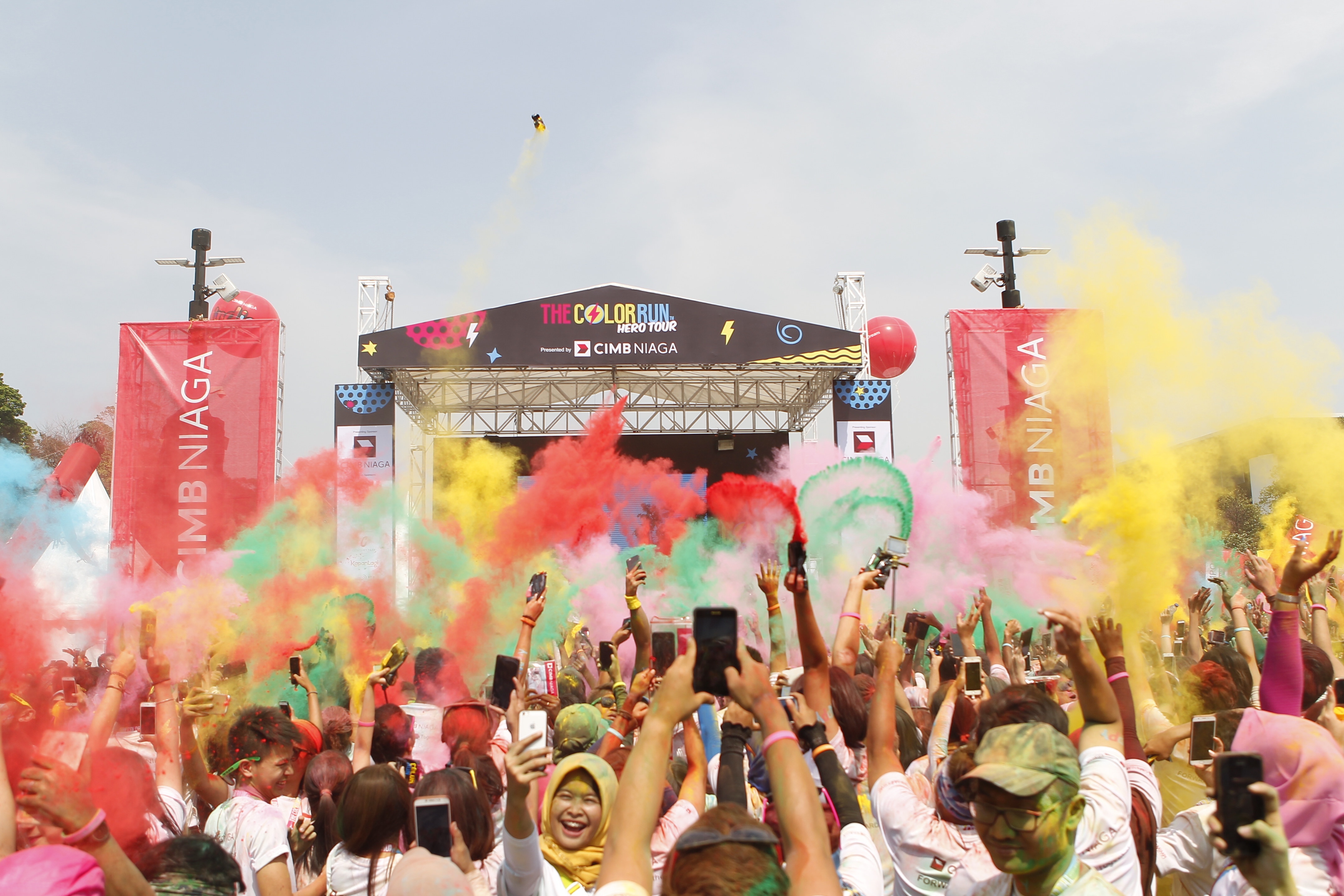 Mesa Race managing a running event in Jakarta with thousands of runners